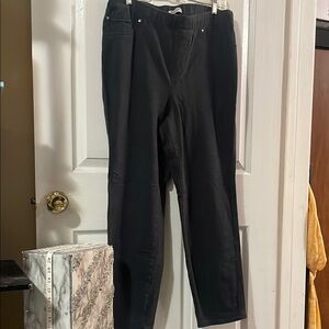 Catherines Charcoal Knit Jeans